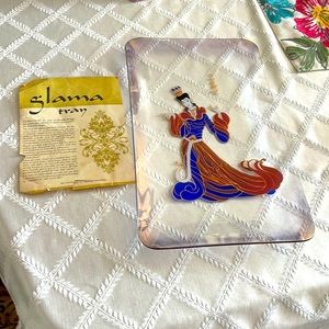 Glama 22kt Gold tray 1950